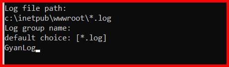 Picture showing the list of questions when amazon-cloudwatch-agent-config-wizard.exe is executed